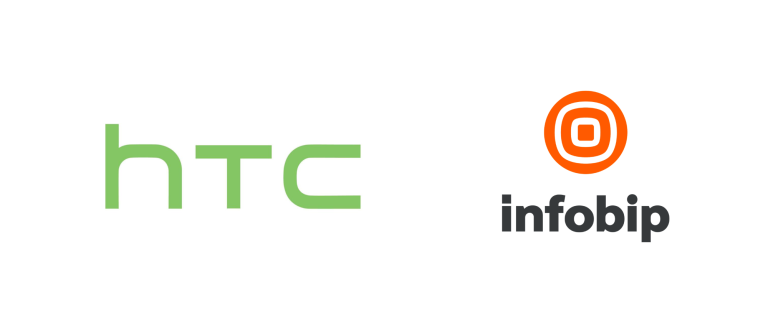 HTC and Infobip Logo HTC and Infobip Logo